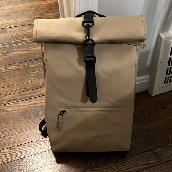 Rains Rolltop Rucksack Backpack - Picture 5 of 6